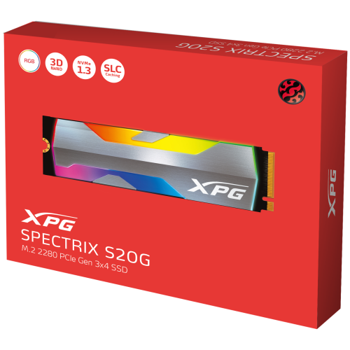 Твердотельный накопитель ADATA 500Гб SSD M.2 XPG SPECTRIX S20G [ASPECTRIXS20G-500G-C]